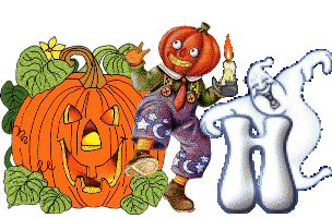 Halloween alfabet animatie